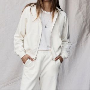 Buck Mason vintage interloop full-zip hoodie Sz m